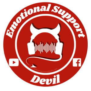 Emotional Support Devil Sticker